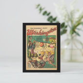 Washington, der Evergreen-Staat Postkarte (Stehend Vorderseite)