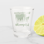 Washington Der Evergreen-Staat Schnapsglas (Rückseite)