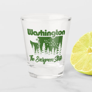 Washington Der Evergreen-Staat Schnapsglas