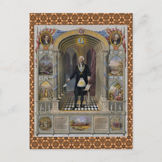 Washington Die Mason II Postkarte (Vorderseite)