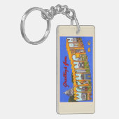 Washington District Columbia Large Letter Postcard Schlüsselanhänger (Vorderseite links)