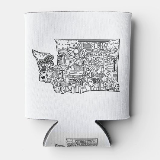 Washington Doodle Dosenkühler (Vorderseite)