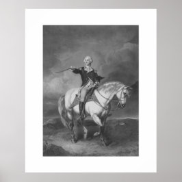 Washington erhält einen Salut bei Trenton Poster