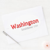 Washington etablierte Stickers (Umschlag)