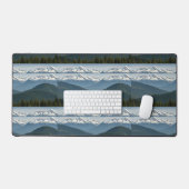 Washington Evergreen Mountain - Cascade Range Schreibtischunterlage (Tastatur & Maus)