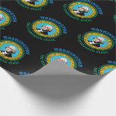 WASHINGTON EVERGREEN STAAT FLAG GESCHENKPAPIER (Ecke)