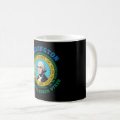 WASHINGTON EVERGREEN STAAT FLAG KAFFEETASSE (VorderseiteRechts)