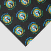 WASHINGTON EVERGREEN STAAT FLAG SEIDENPAPIER (Ausschnitt)
