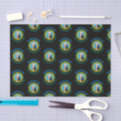 WASHINGTON EVERGREEN STAAT FLAG SEIDENPAPIER (Handwerk)