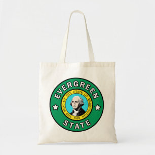 Washington Evergreen Staat Totbag Tragetasche