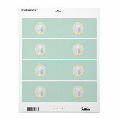 Washington Faint Flag Shipping Label (Vorne)