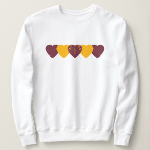 Washington Fan Herz Football Sweatshirt