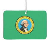 WASHINGTON-Flag - Autolufterfrischer (Rückseite)