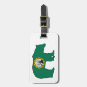 Washington Flag Bär Gepäckanhänger (Vorderseite vertikal)