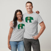 Washington Flag Bär T-Shirt (Unisex)