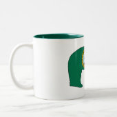Washington Flag Bär Zweifarbige Tasse (Links)