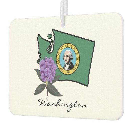 Washington Flag & Blume Pacific Rhododendron Autolufterfrischer (Links)