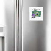 Washington Flag & Blume Pacific Rhododendron Magnet