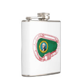 Washington Flag Climbing Carabiner Flachmann (Rechts)