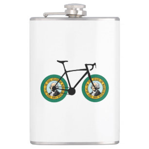 Washington Flag Cycling Flachmann