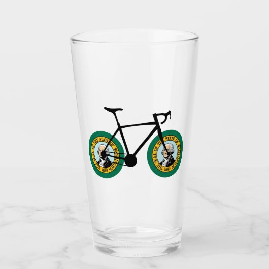 Washington Flag Cycling Glas (Vorderseite)