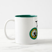 Washington Flag Cycling Zweifarbige Tasse (Links)