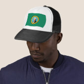 Washington Flag Hat Truckerkappe (Beispiel)