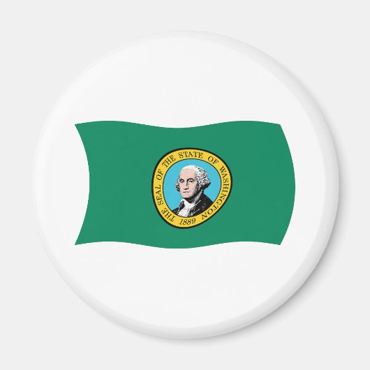 Washington Flag Magnet (Vorne)