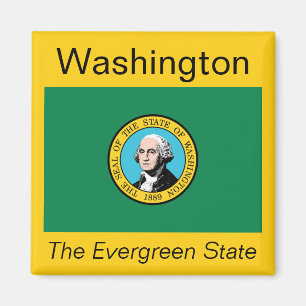 Washington Flag Magnet