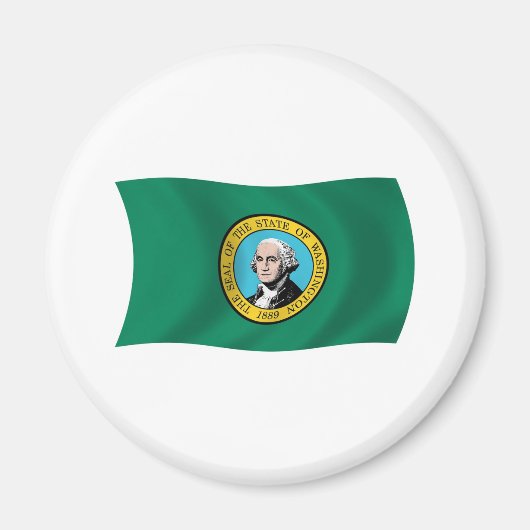 Washington Flag Magnet (Vorne)