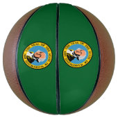 Washington-Flagge Basketball (Vertikal)