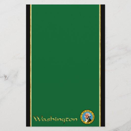 Washington-Flagge Briefpapier (Vorderseite)