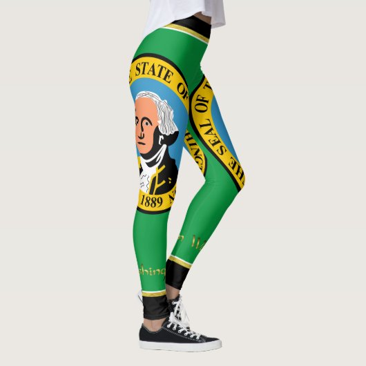 Washington-Flagge Leggings (Rechts)