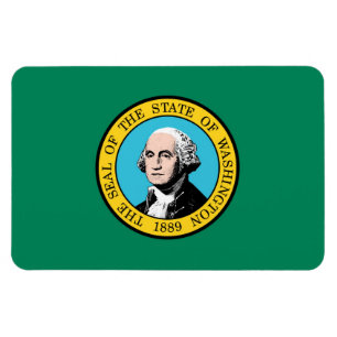 Washington-Flagge Magnet