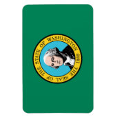 Washington-Flagge Magnet (Vertikal)