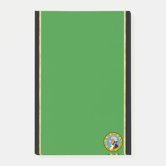 Washington-Flagge Post-it Klebezettel (Vorderseite)