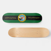 Washington-Flagge Skateboard (Horizontal)