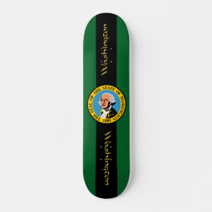 Washington-Flagge Skateboard