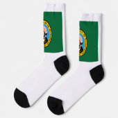 Washington-Flagge Socken (Linkes Detail)