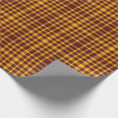 Washington Football Kariert Wrapping Paper Geschenkpapier (Ecke)