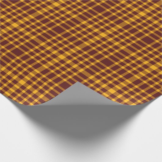 Washington Football Kariert Wrapping Paper Geschenkpapier (Ecke)