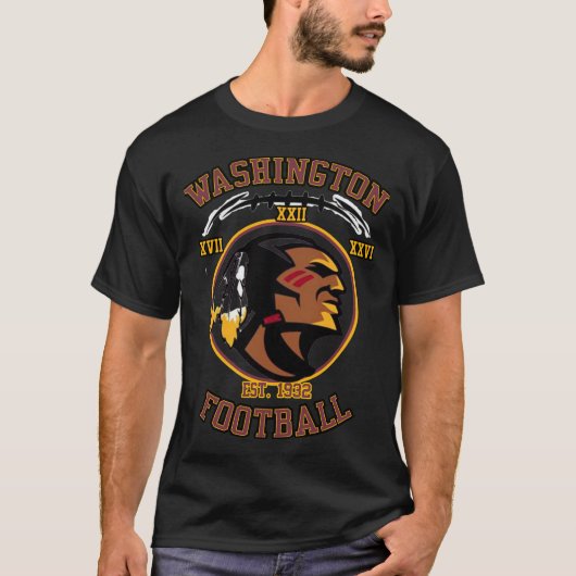 Washington Football - Red Classic T-Shirt (Vorderseite)