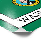 Washington Fotodruck (Ecke)