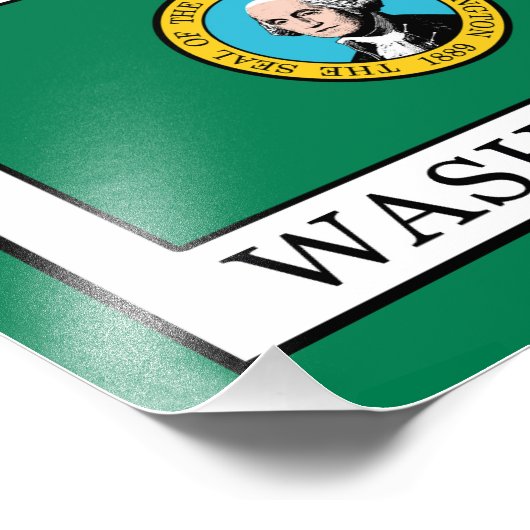 Washington Fotodruck (Ecke)