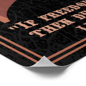 Washington - Freie Rede Poster (Ecke)