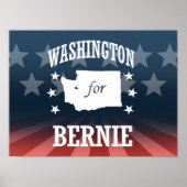 WASHINGTON FÜR BERNIE SANDERS POSTER (Vorne)