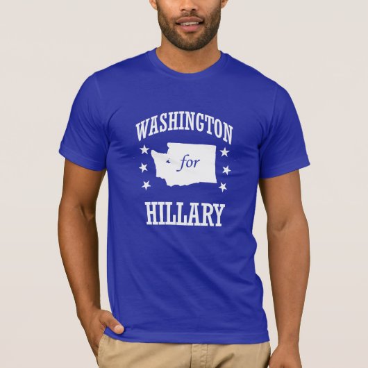 WASHINGTON FÜR HILLARY T-Shirt (Vorderseite)