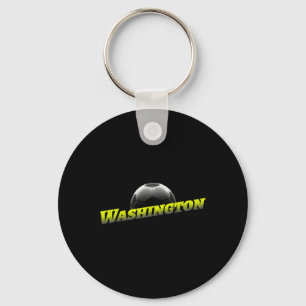 Washington Fußball Fan Unterstützung Stadion Zeige Schlüsselanhänger
