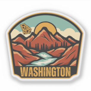 Washington, Georgien Aufkleber