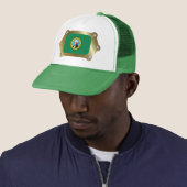 Washington gerahmt Flag Hat Truckerkappe (Beispiel)